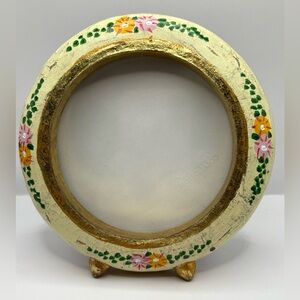 SICURA vintage Style French Country Round Picture Frame 4”x4” Cottage core